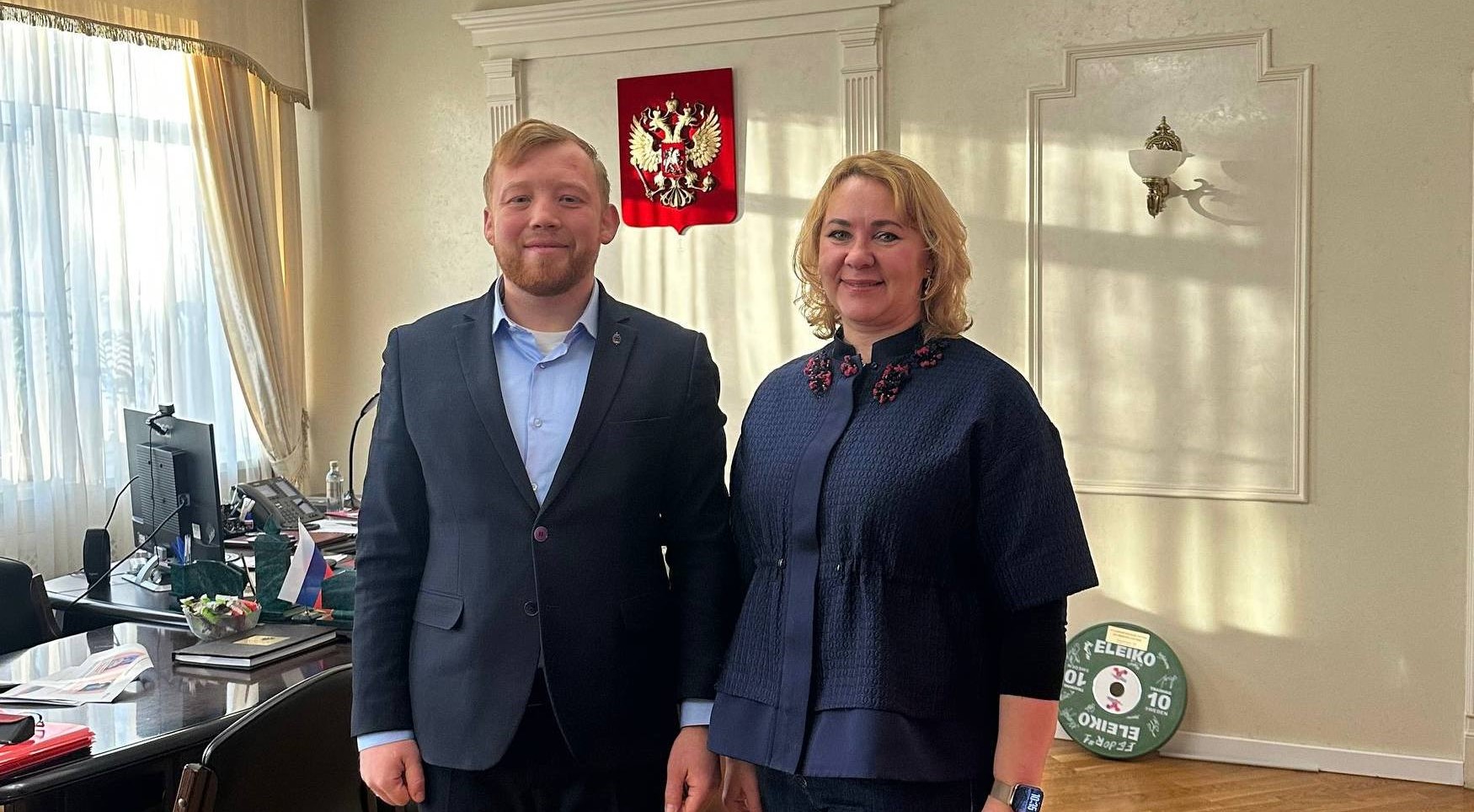 Встреча Президента ФФАР Полухиной Татьяны Григорьевны встретилась с Директором ФГБУ ЦСП Гришиным Романом Сергеевичем